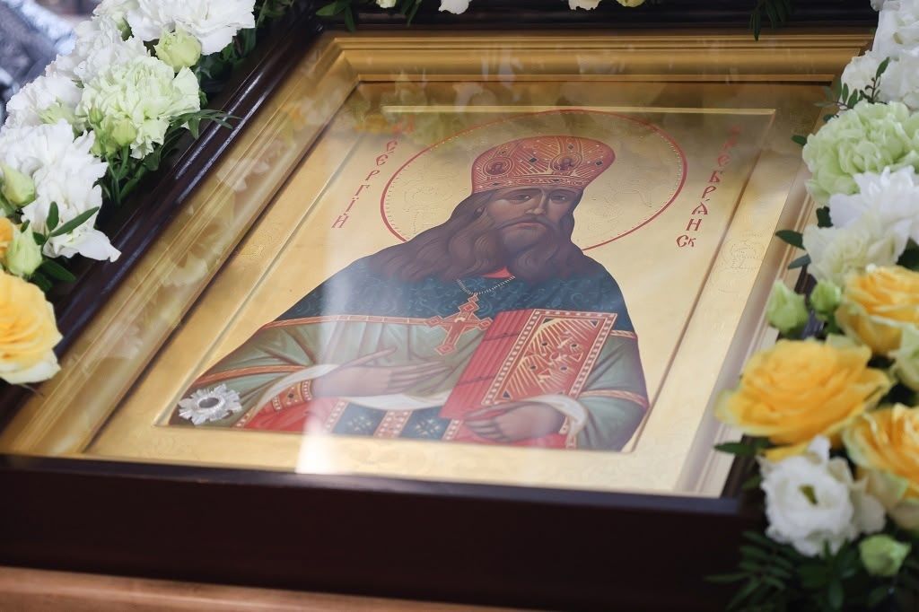 В Знаменском соборе почтили память небесного покровителя Владыки Сергия
