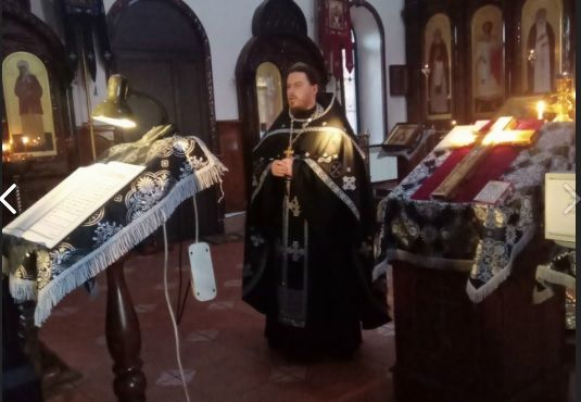 Пассия в храме с участием настоятеля Серафимо-Саровской обители